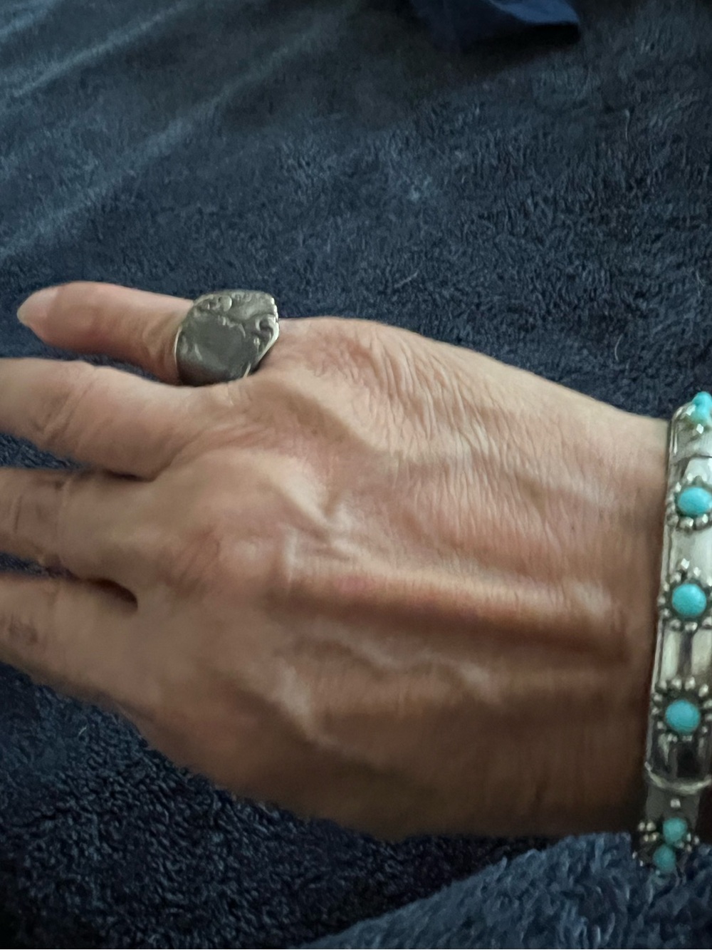 Vintage handcrafted Silver Ring - Accessories